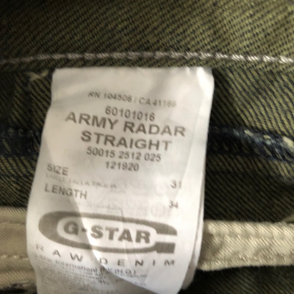 G-Star Army Radar Straight Jeans - Picture 5 of 5